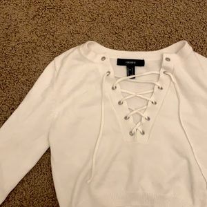 forever 21 long sleeve crop